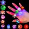 Qvatoxis 50 PC Halloween Led Light Up Glowing Finger Rings